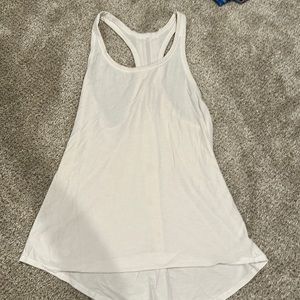 White Lululemon tank